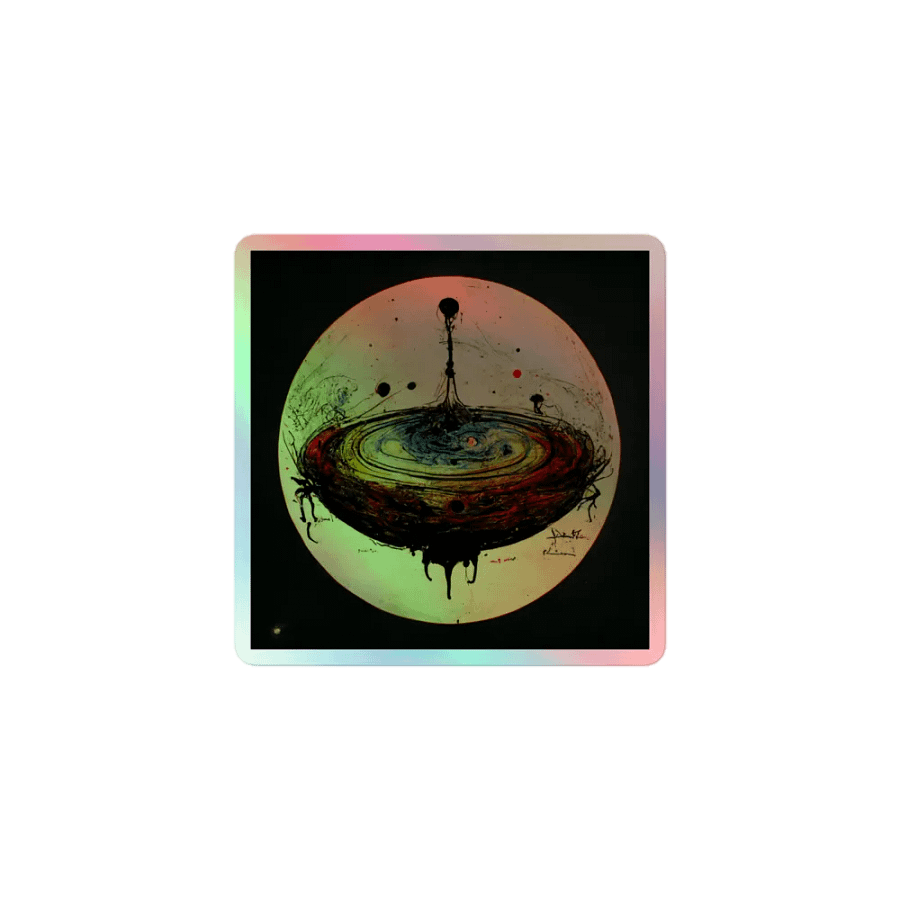 Cosmic Vortex Holographic Sticker Sheet product image (1)