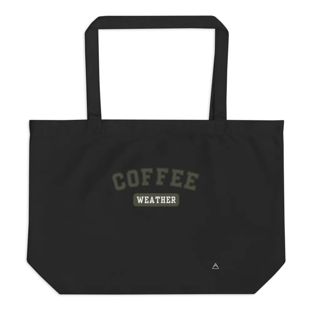 Coffee Weather | Black Tote (Evergreen) product image (1)