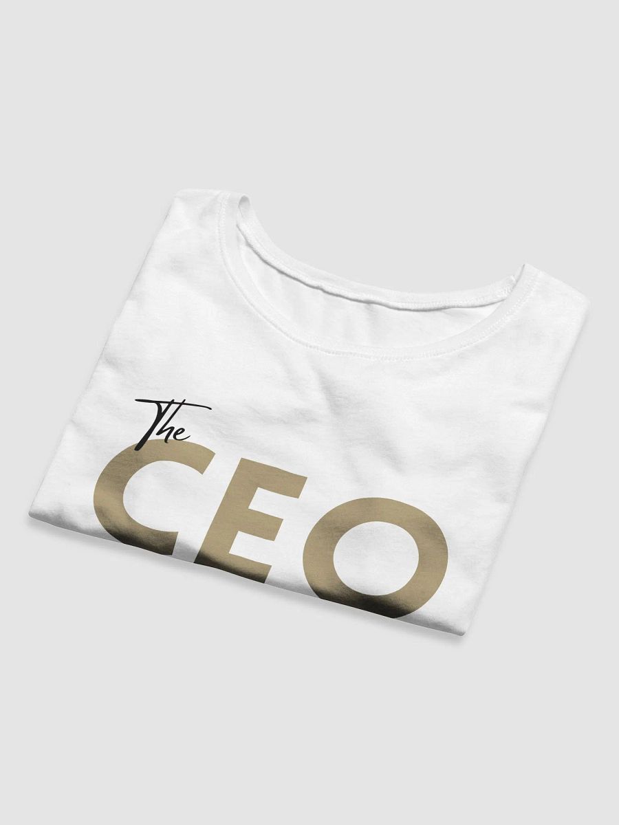 The CEO Cropped Tshirt - White product image (5)