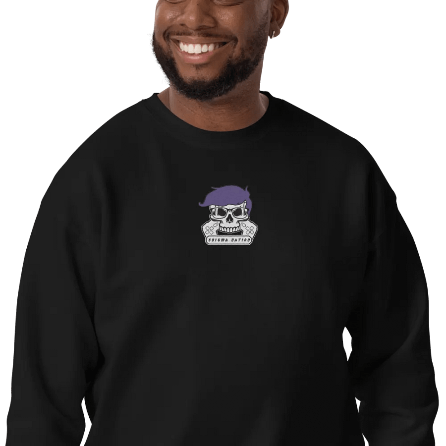 Enigma Nation Cotton Heritage Premium Sweatshirt (EMBRODERED) product image (3)