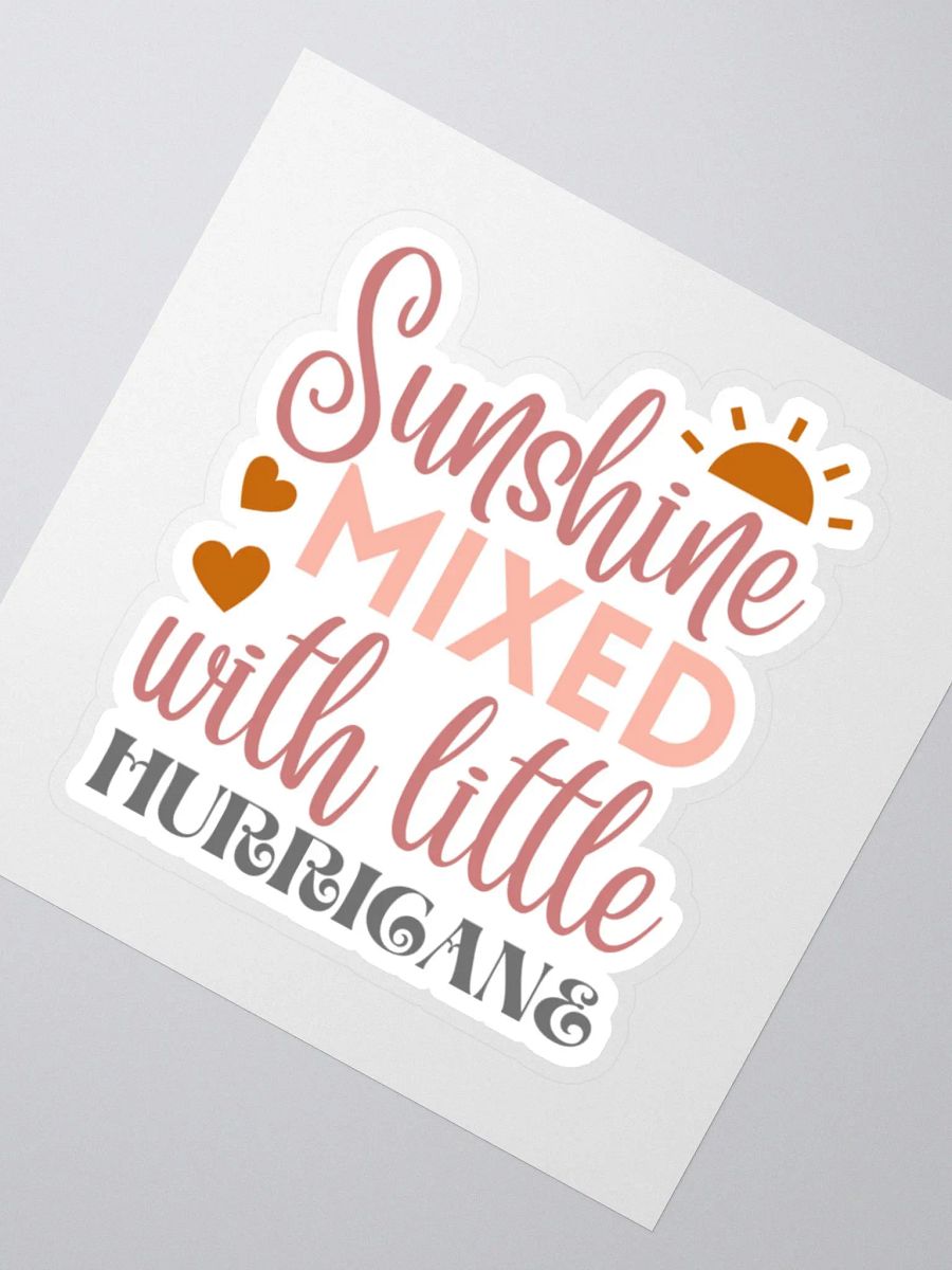 Sunshine Mixed With Little Hurricane Sticker product image (3)
