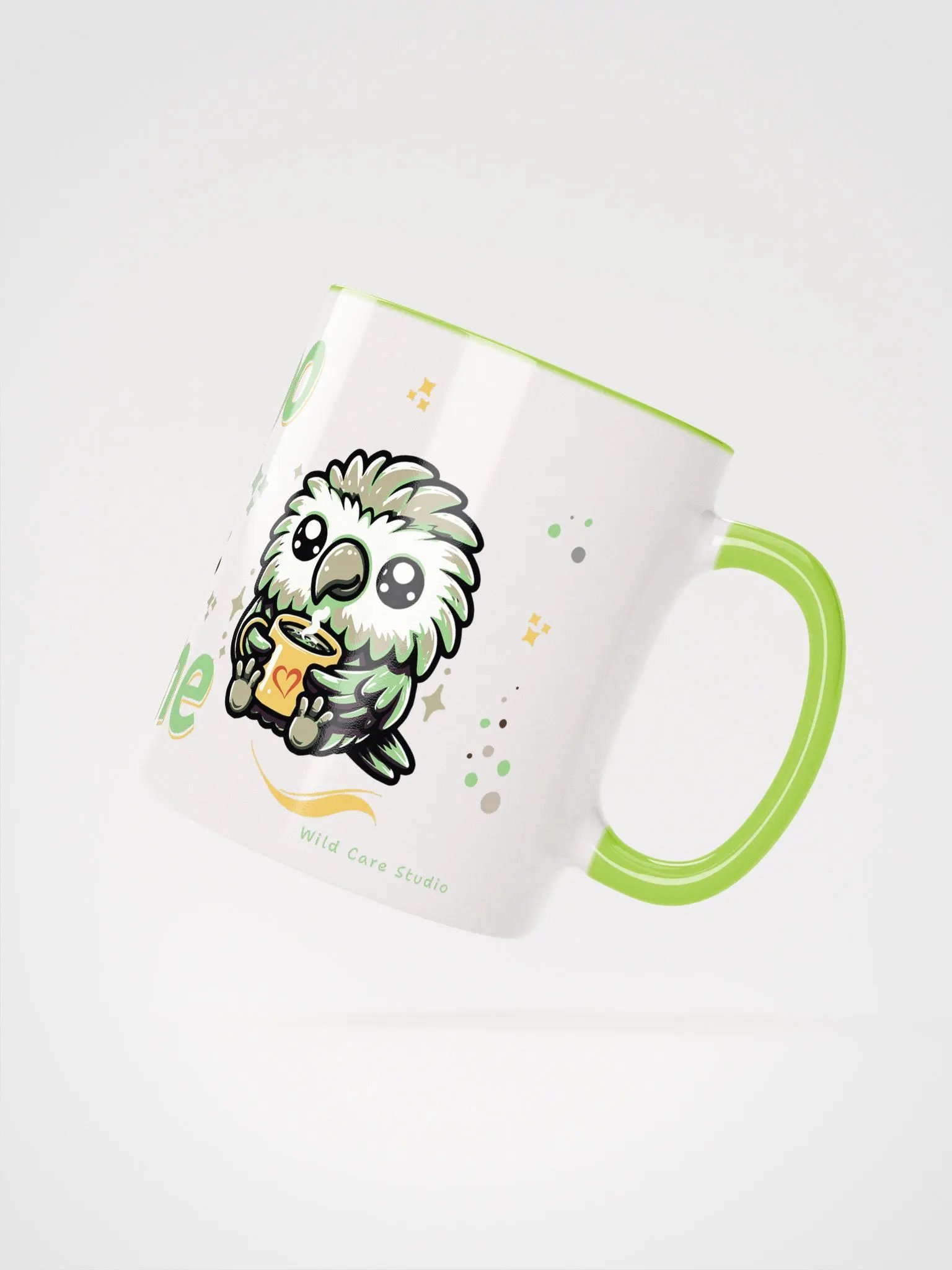 Kawaii Kakapo & Caffeine Ceramic Mug product image (22)