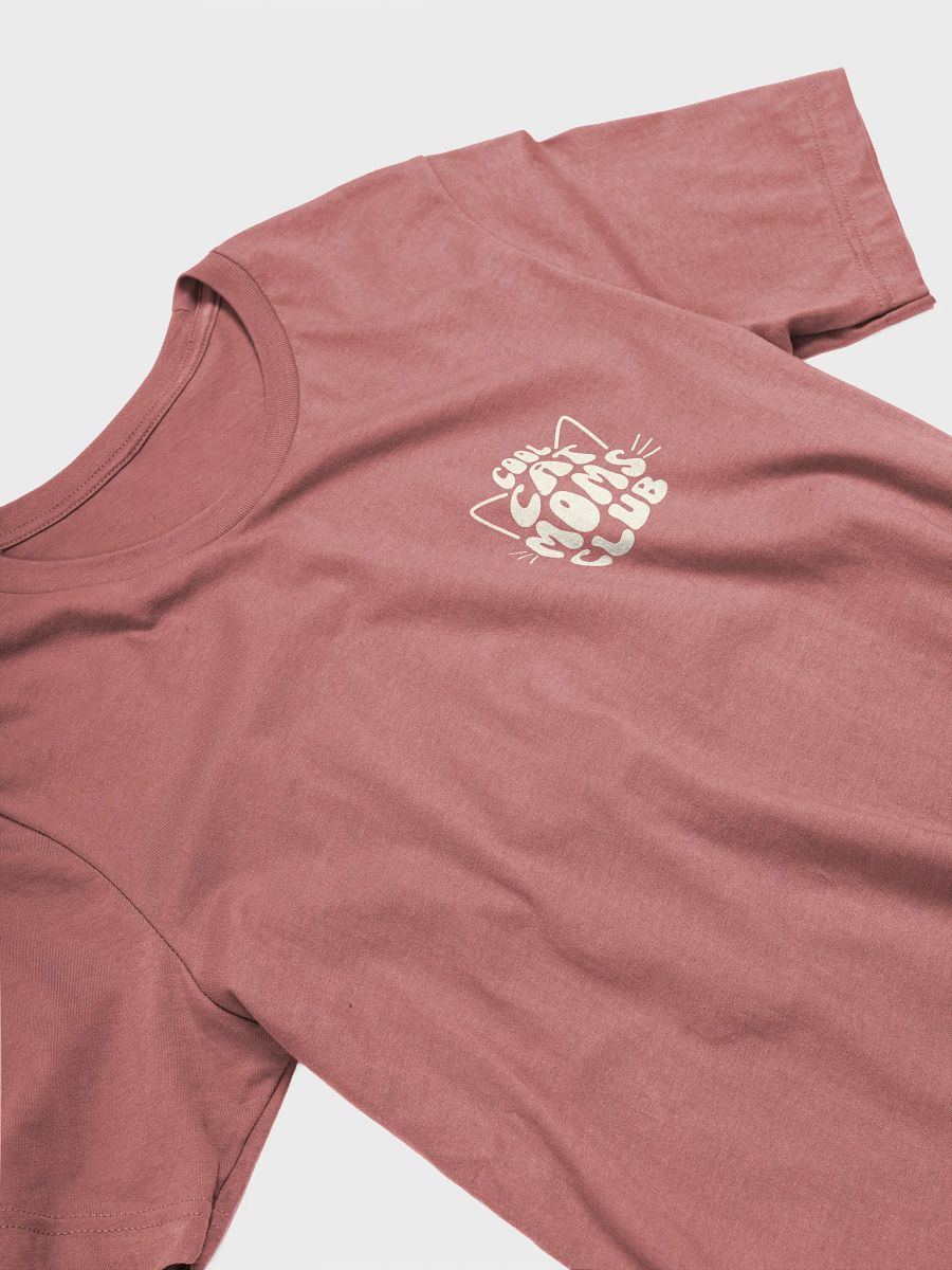 Cool Cat Moms Club 2 Unisex Tee (Left Chest and Back Prints) product image (5)