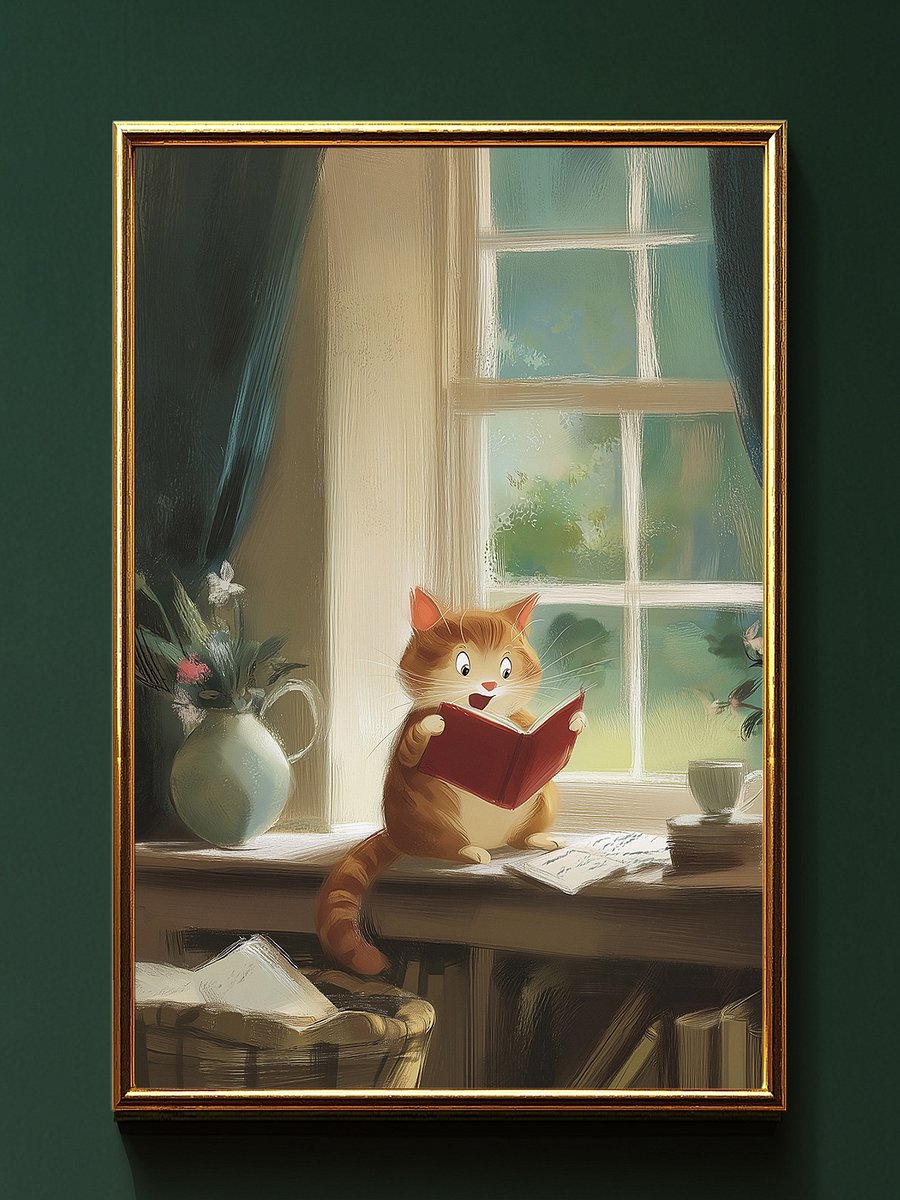 The Plot Whiskens Art Print product image (1)