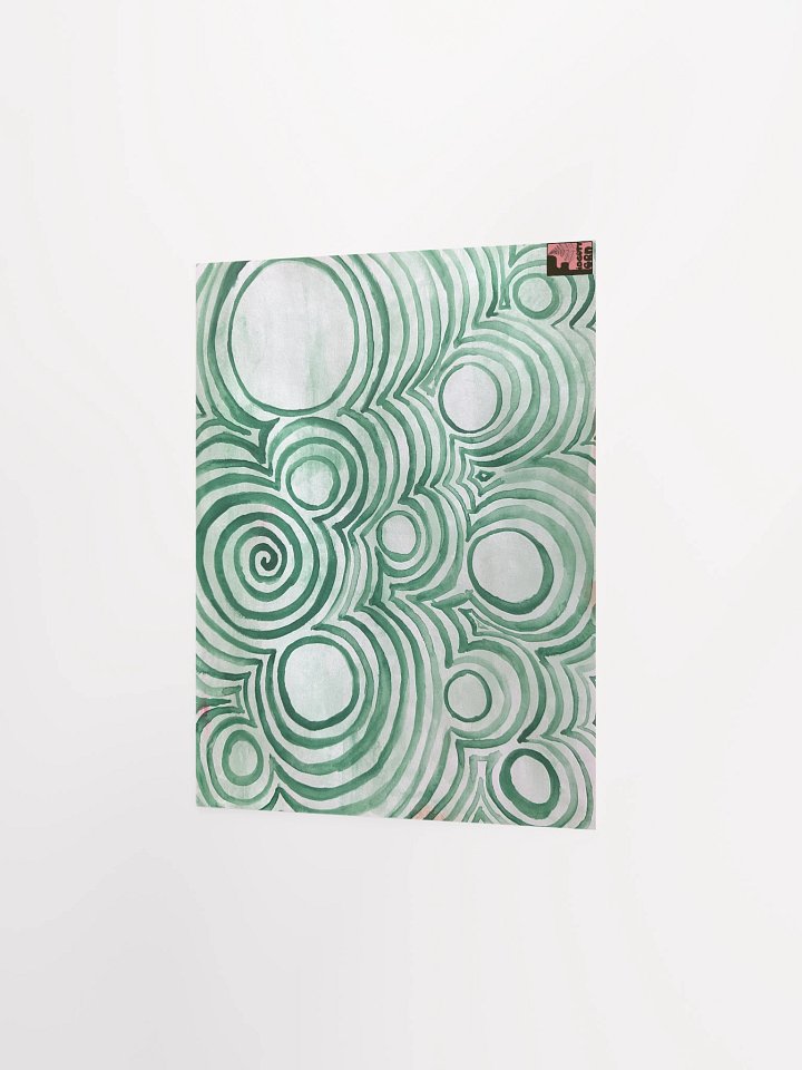 "Green Swirl" Poster Print product image (2)