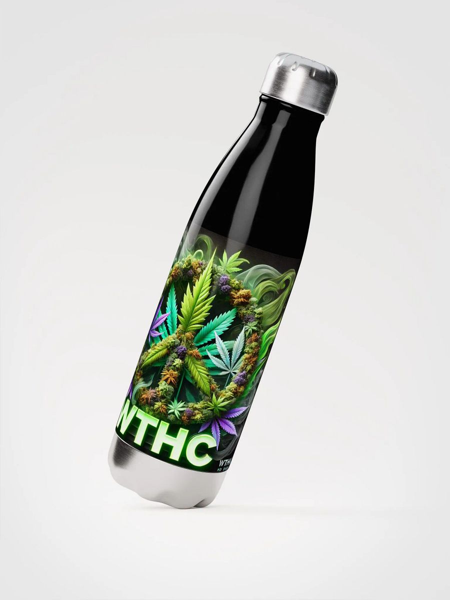 Da Cannabis Peace Symbol Stainless Steel Water Bottle product image (4)