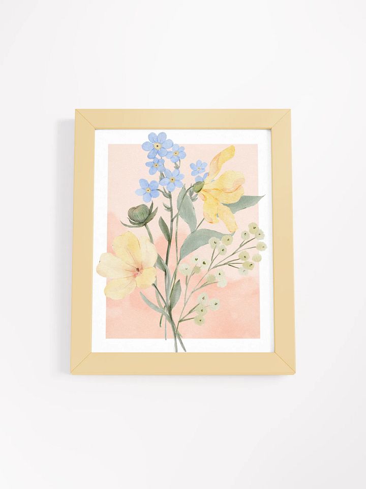 Pastel Floral Wall Art #1 product image (2)