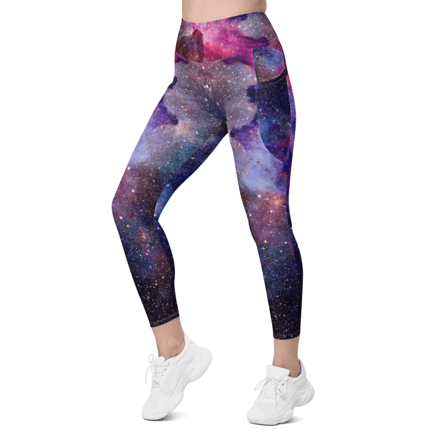 Leggings mit Allover-Print und Taschen, Galaxy1 product image (5)