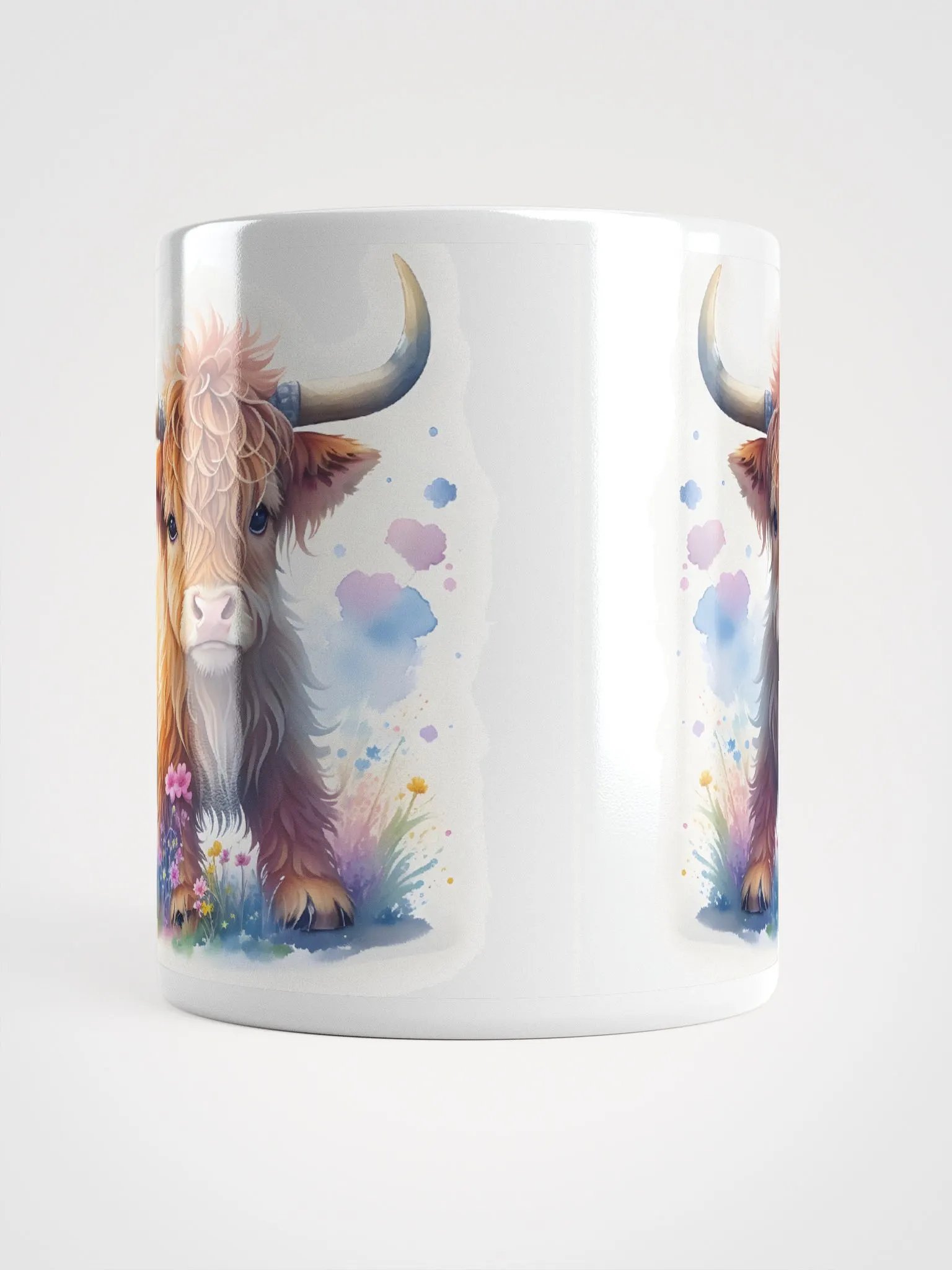 Highland Cow Watercolor Mug product image (10)