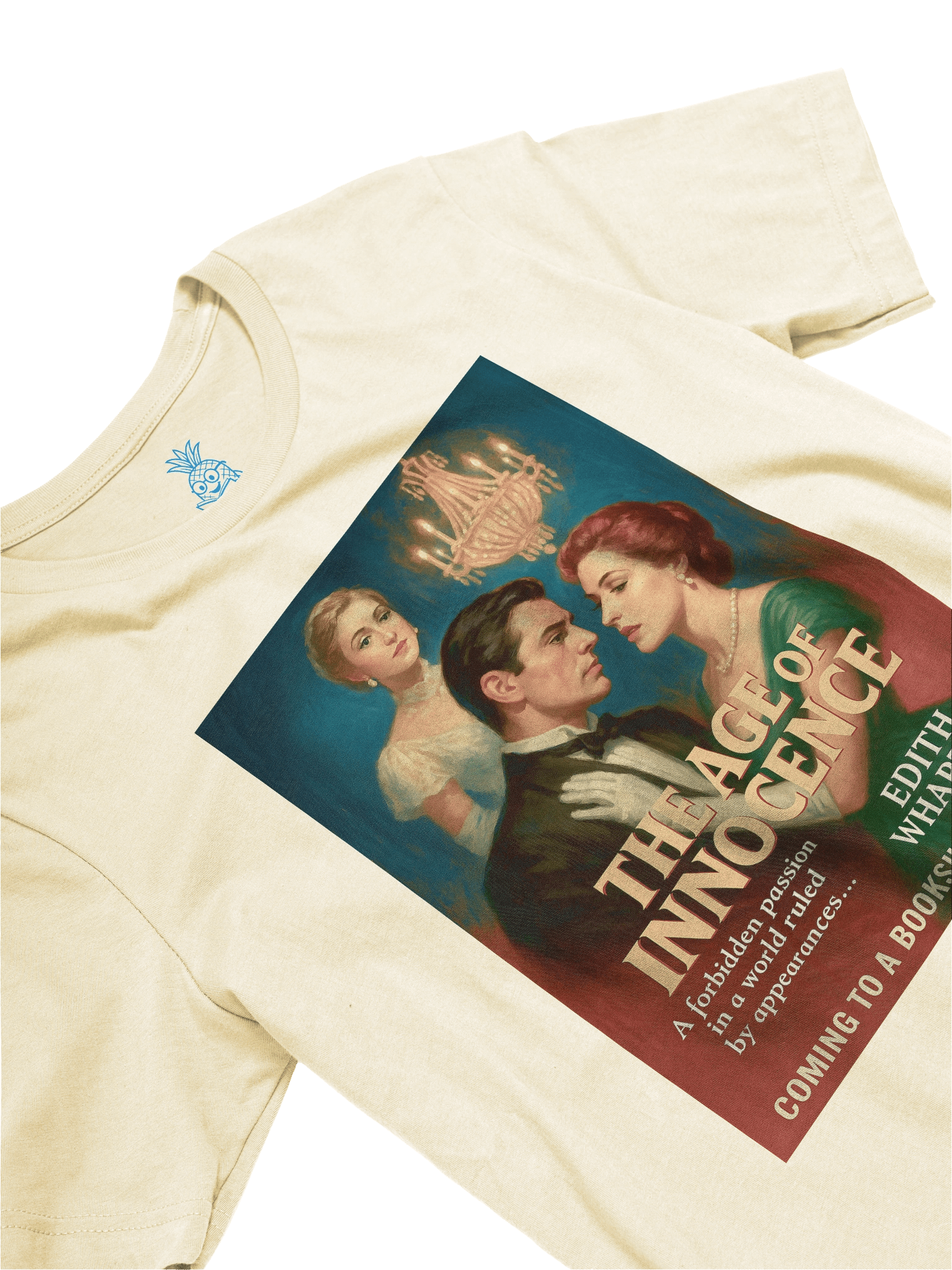 "The Age of Innocence" 1950's Faux Retro Film Poster Edith Wharton Unisex T-Shirt product image (111)