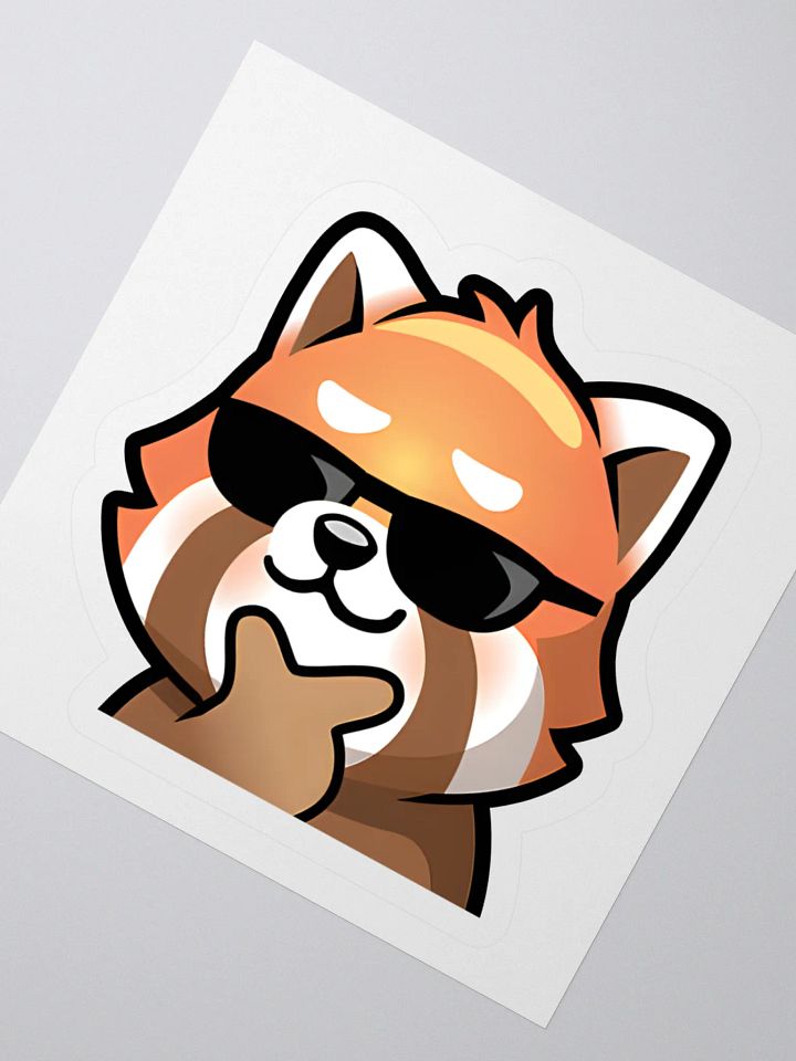 Pondering Panda Vinyl Stickers product image (5)