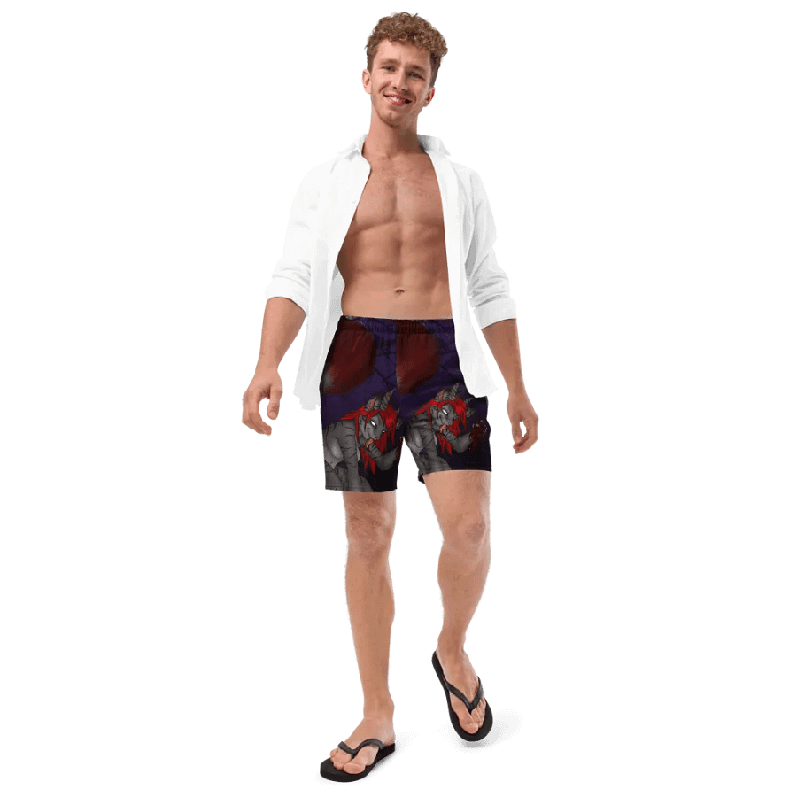 Demon's Moon All-Over Print Swim Trunks product image (11)