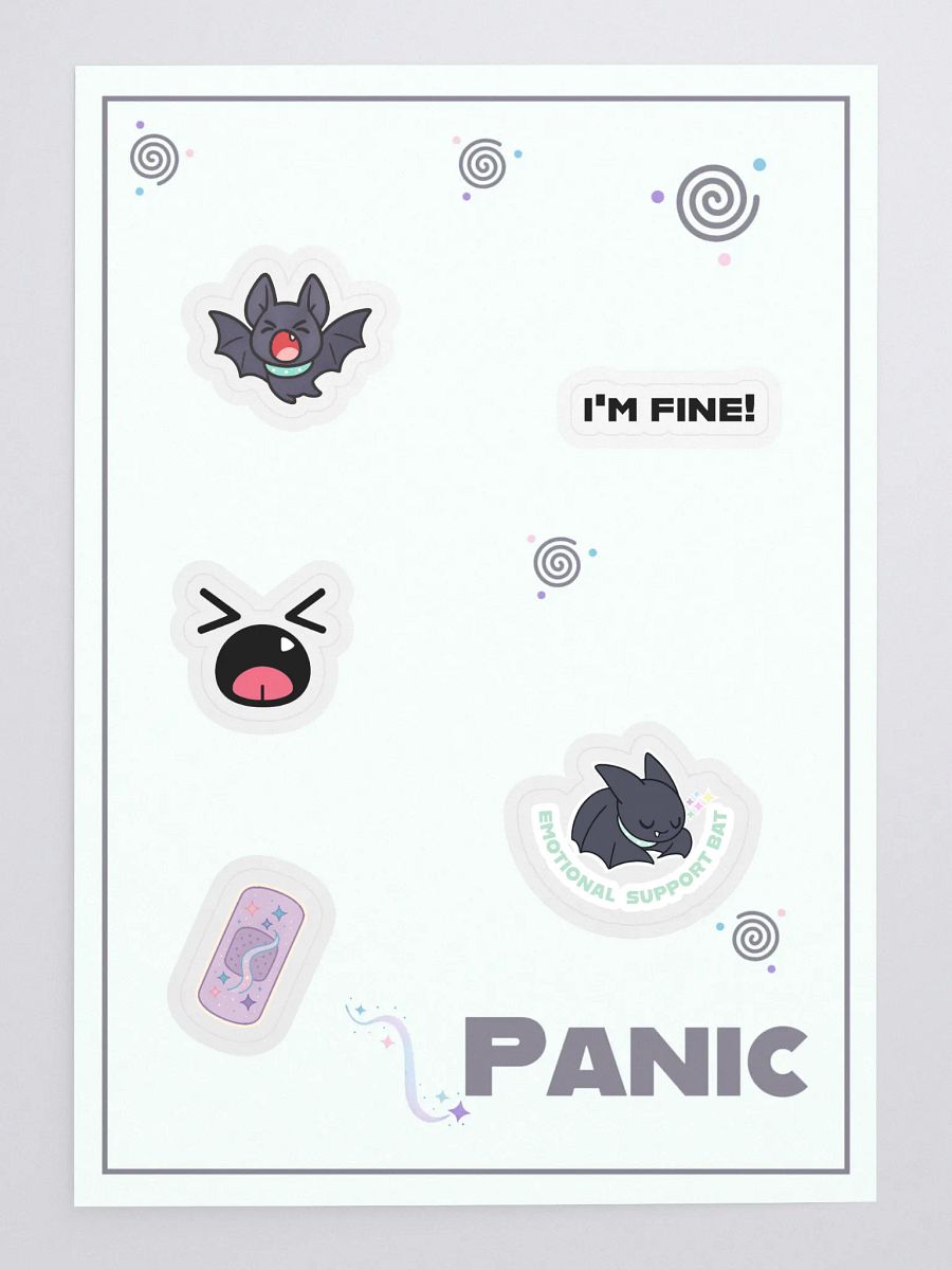 Panic Sticker Sheet product image (3)