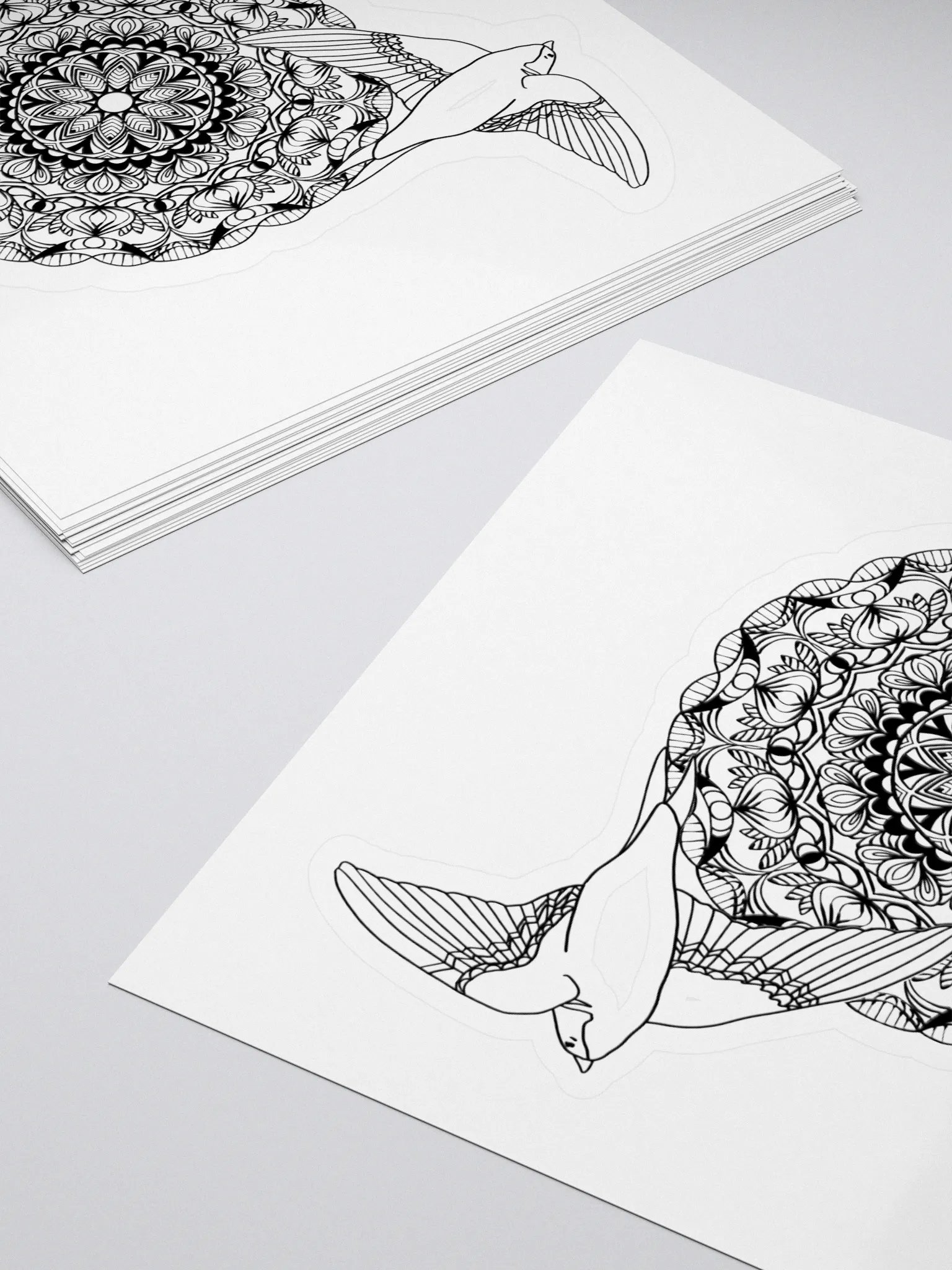 Floral Fantasy Kiss Cut Stickers product image (4)