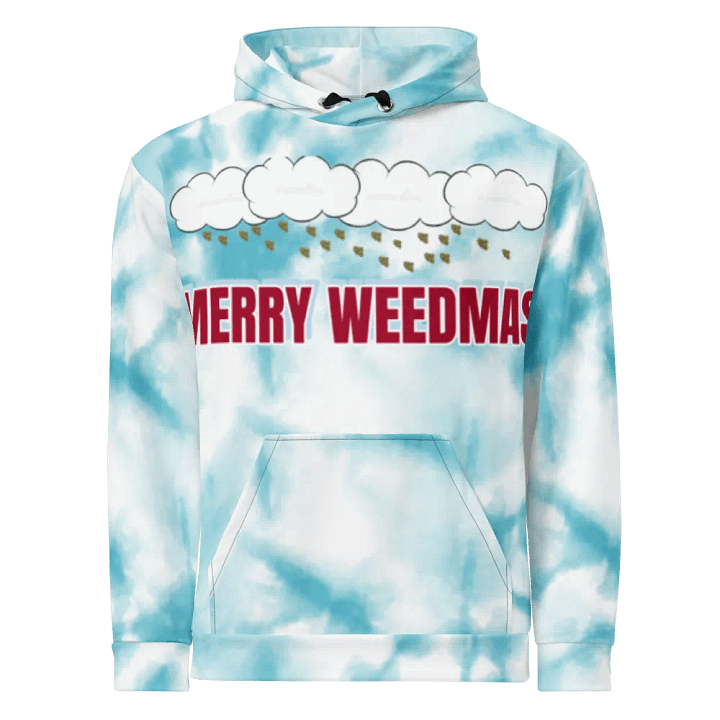 Merry Weedmas All-Over Hoodie product image (1)