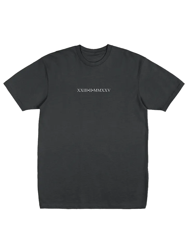 Release date | t-shirt product image (1)
