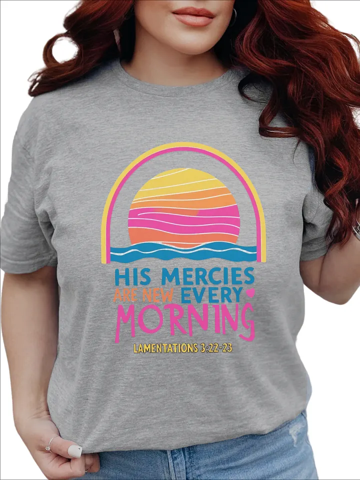 Lamentations 3:22-23 Sunrise Waves product image (1)