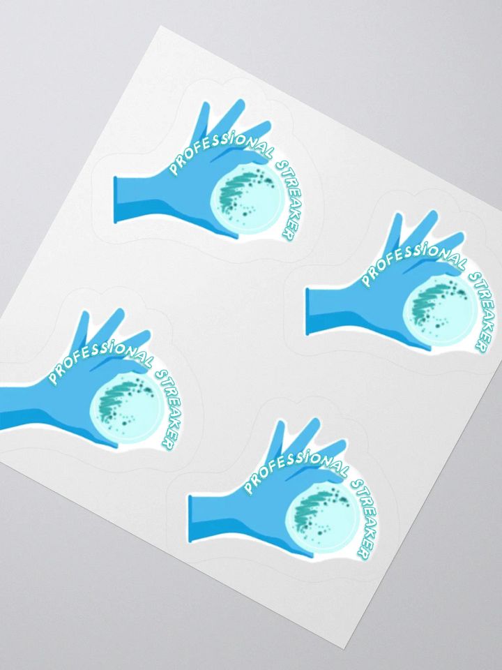 "Professional Streaker" Microbiology Sticker product image (2)