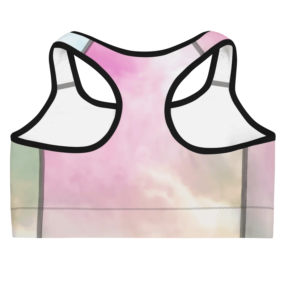 Blur cloud rainbow Design Sports Bra - V4 product image (9)