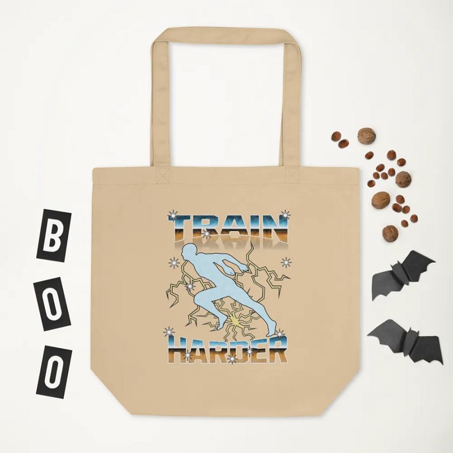 Train Harder Runner Thunder Stride Eco Tote product image (6)