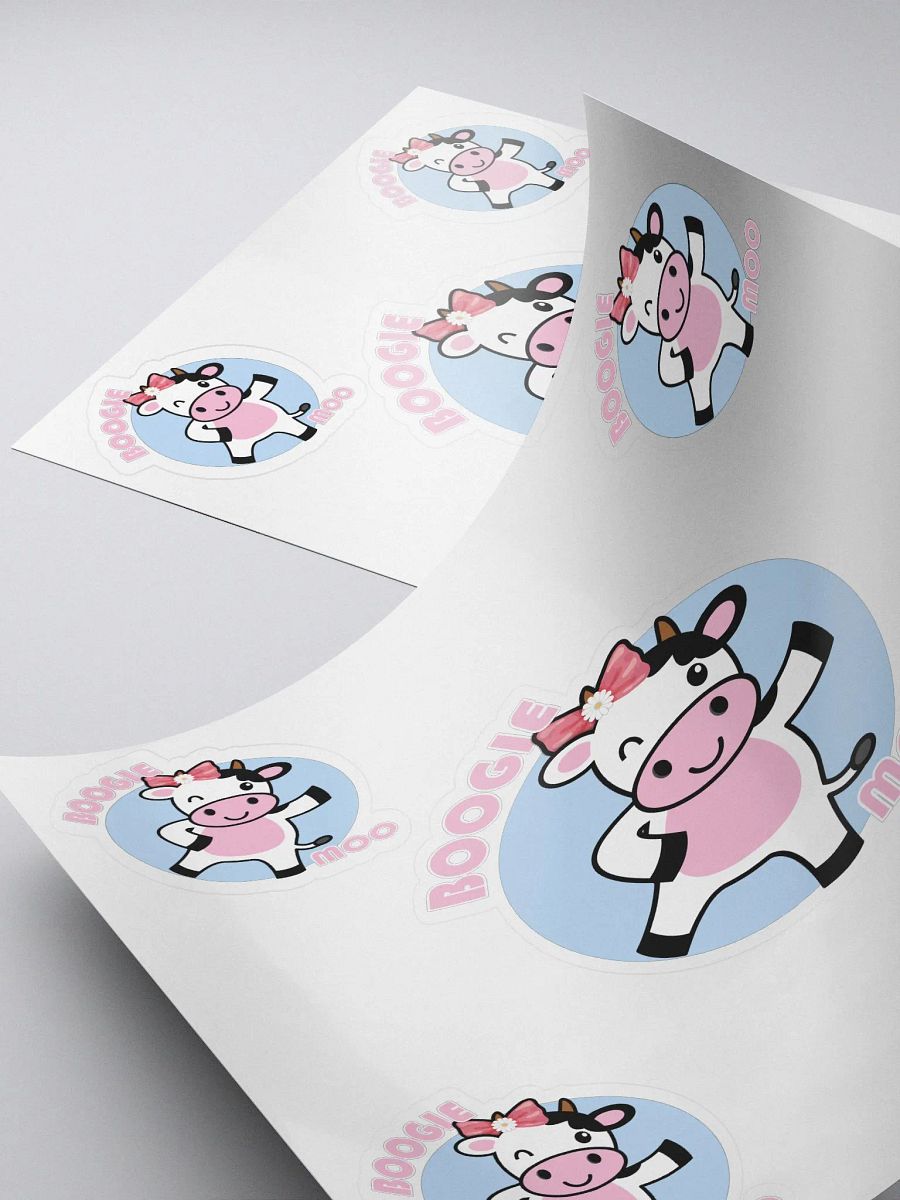 Boogie_Moo Kiss Cut Sticker product image (4)