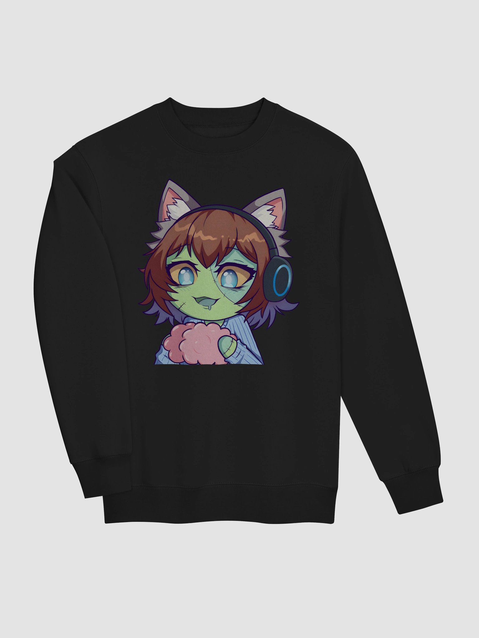 Zombie Cat Women's Sweatshirt product image (3)