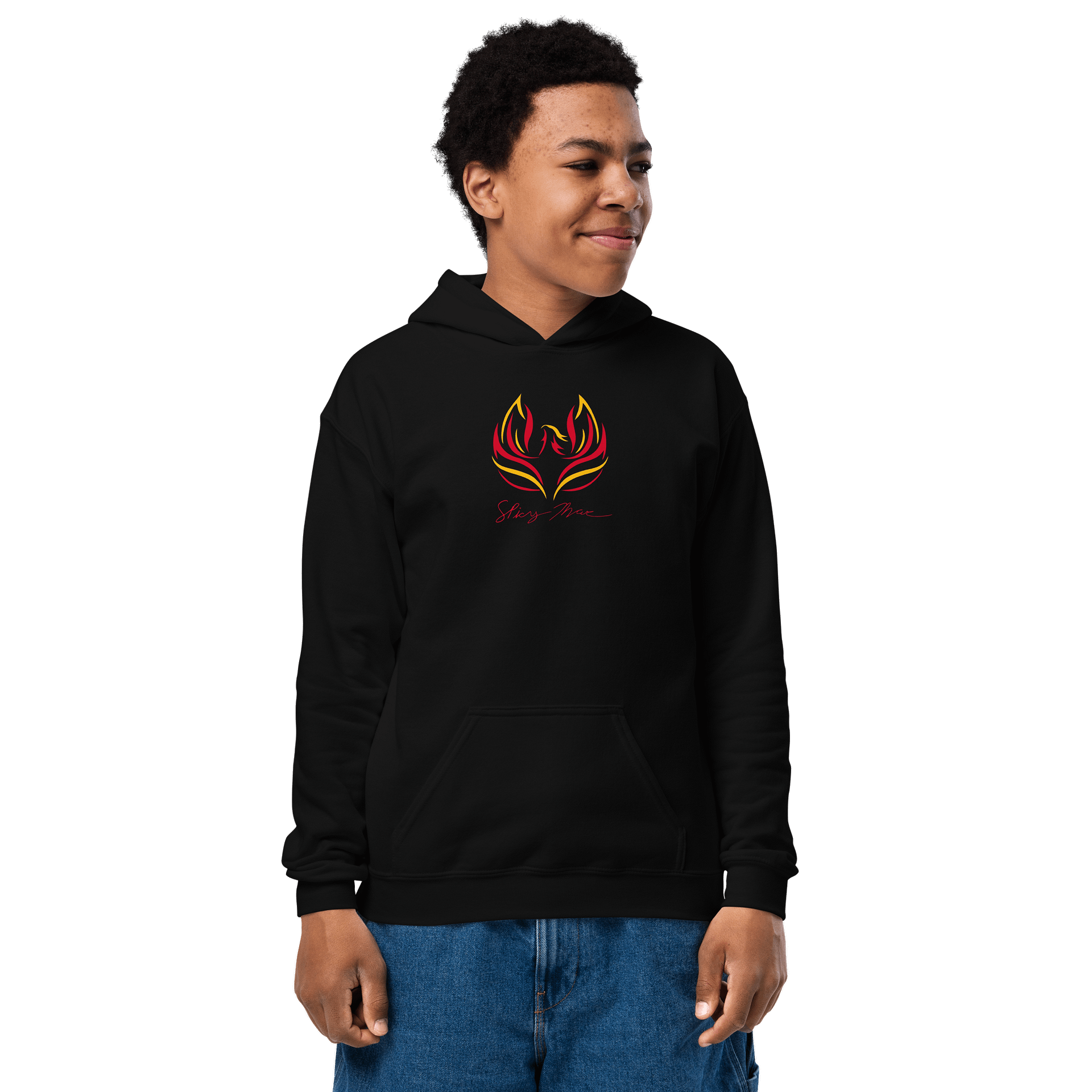 Phoenix Flame Youth Hoodie product image (1)