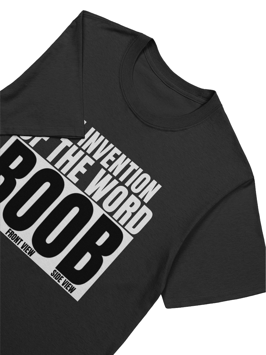 The invention of the word boob Tshirt product image (3)