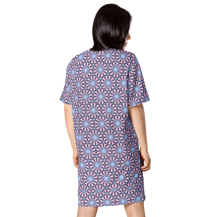 Abstract Cool Geometric T Shirt Dress product image (2)