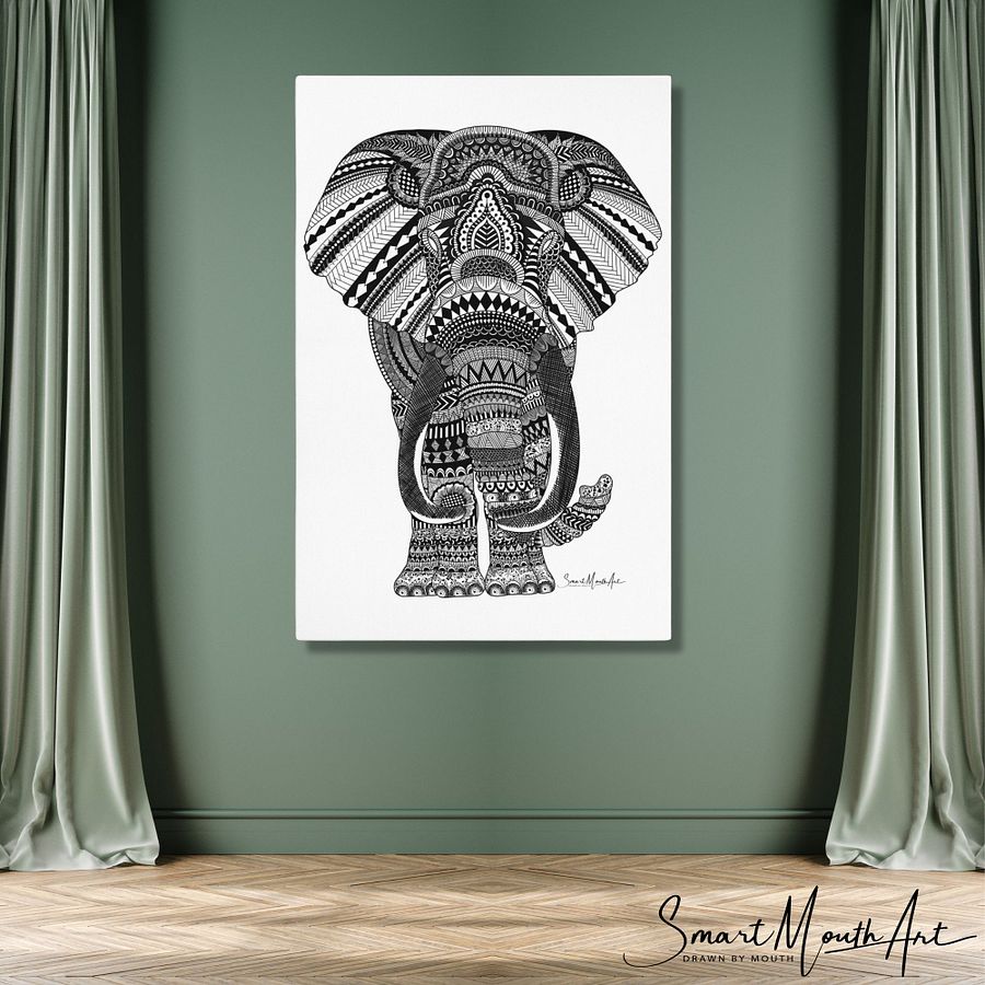 Large Elephant Print on Canvas product image (9)