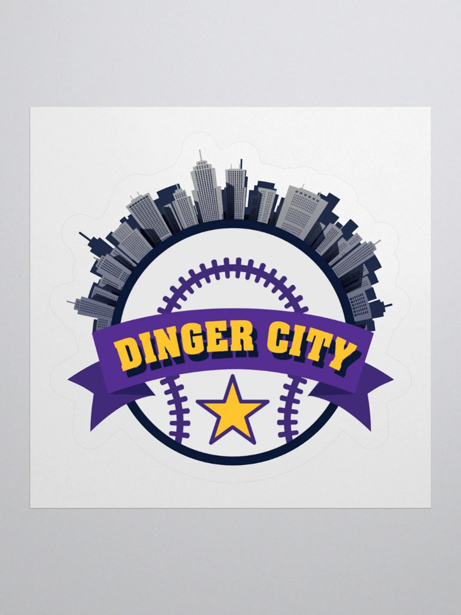 Dinger City Logo Sticker product image (3)