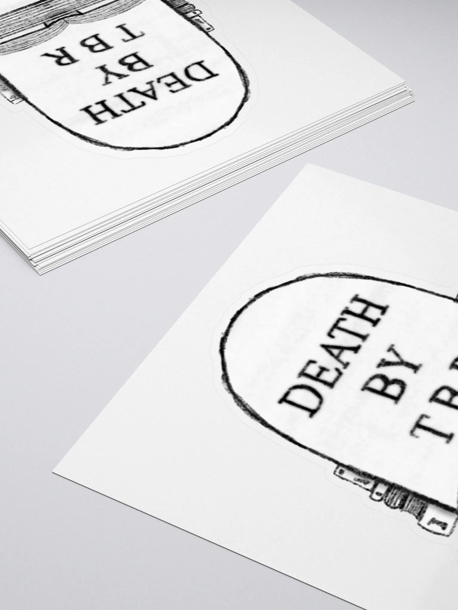 Death By TBR Sticker product image (4)