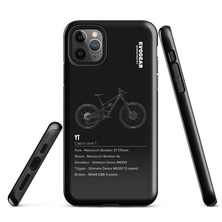 Black YT Capra Core 1 iPhone Case product image (5)