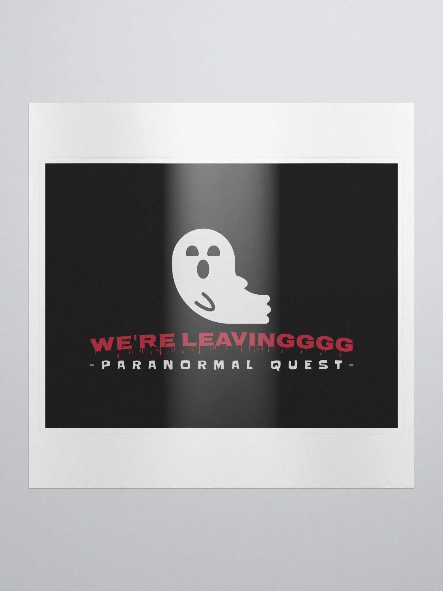 We're Leaving Sticker product image (1)