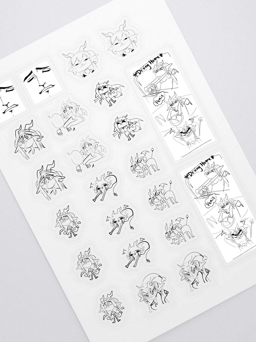 Scrungle Doodles Sticker Sheet product image (1)