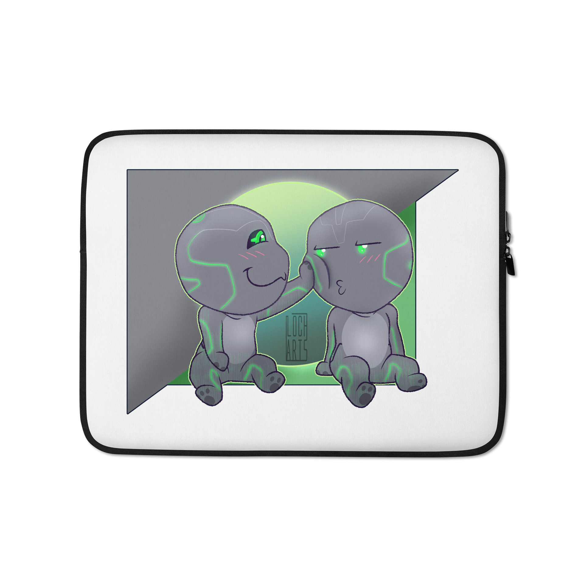 Huggabot Laptop Case - Echo of the Larkspur product image (1)