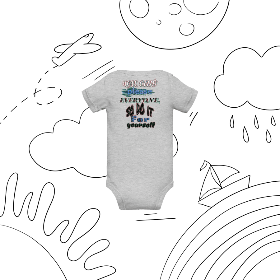 You Cant Please Everyone, So Do It For Yourself - Baby Short Sleeve One Piece product image (7)
