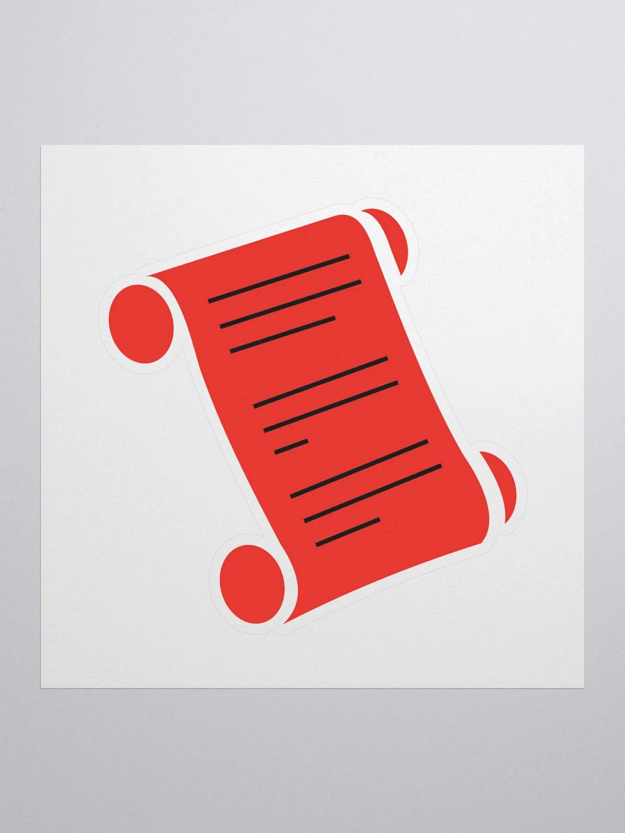 The Forbidden Scrolls Logo Sticker product image (1)