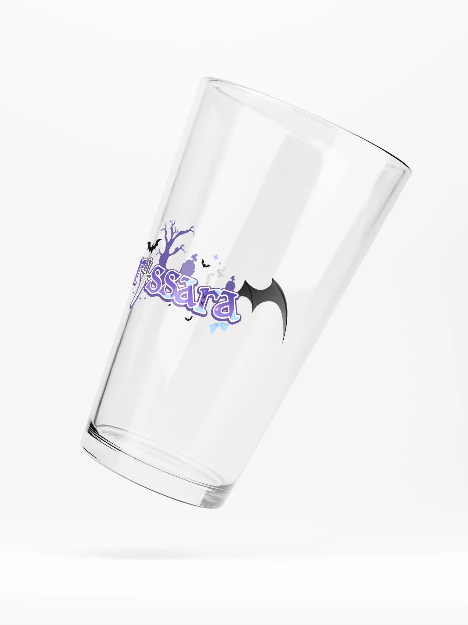 Adrissara Logo Pint Glass product image (5)