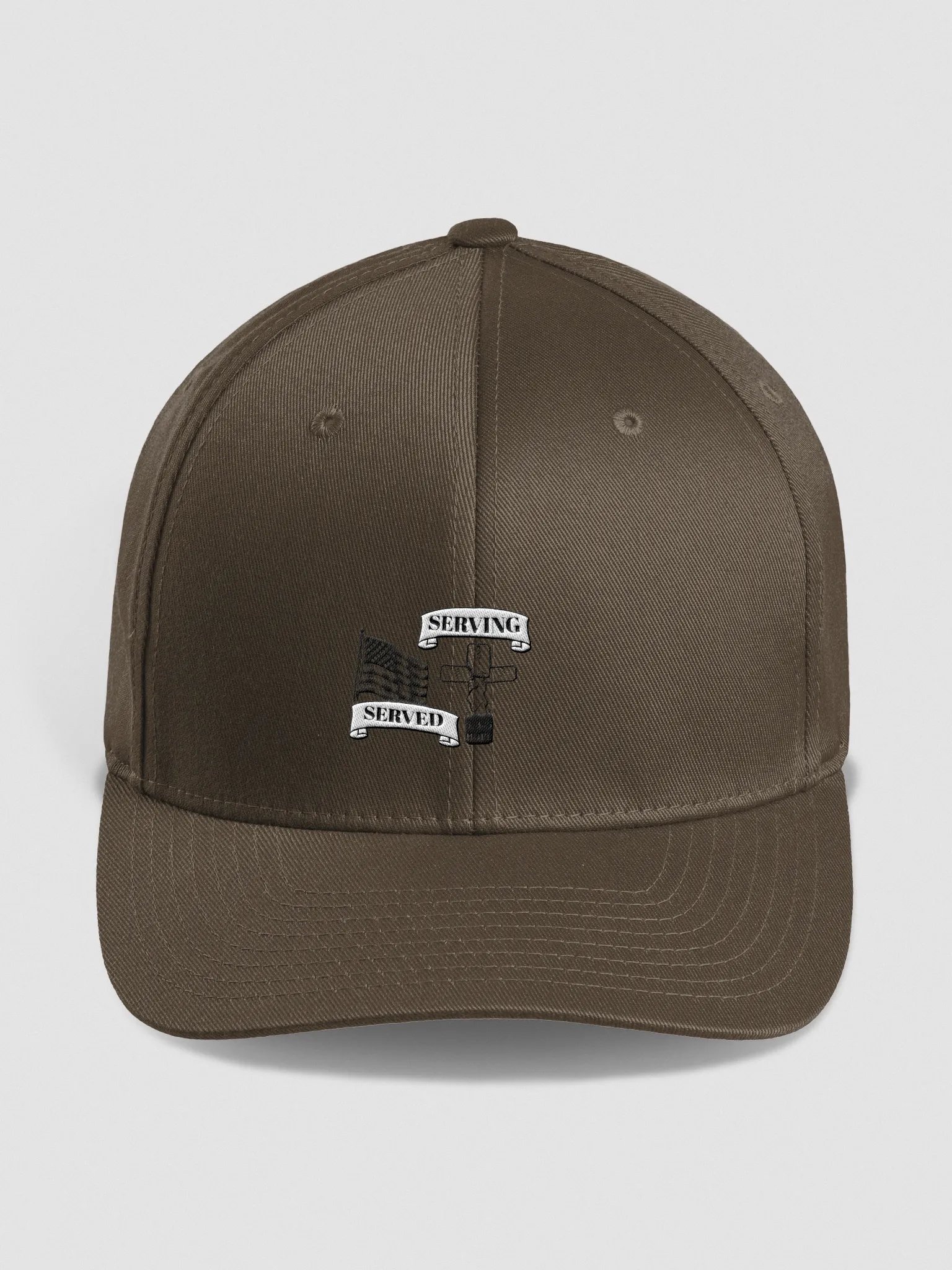 Served/Serving Flexfit hat product image (1)