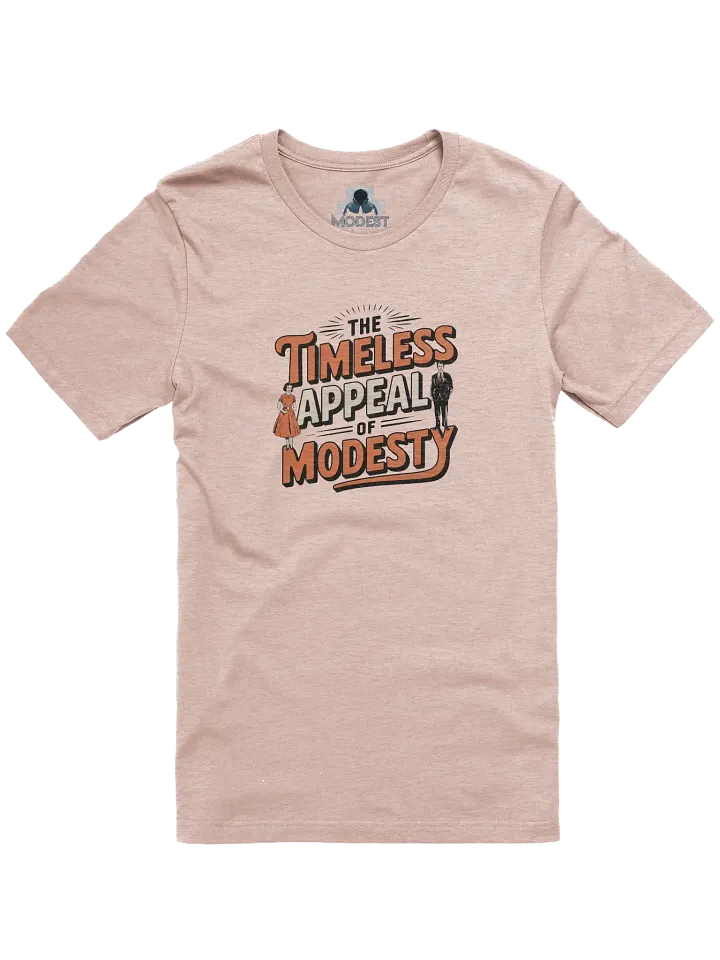 Timeless Modesty Tee, Classic Couple Gift, Elegant Matching Shirt product image (1)