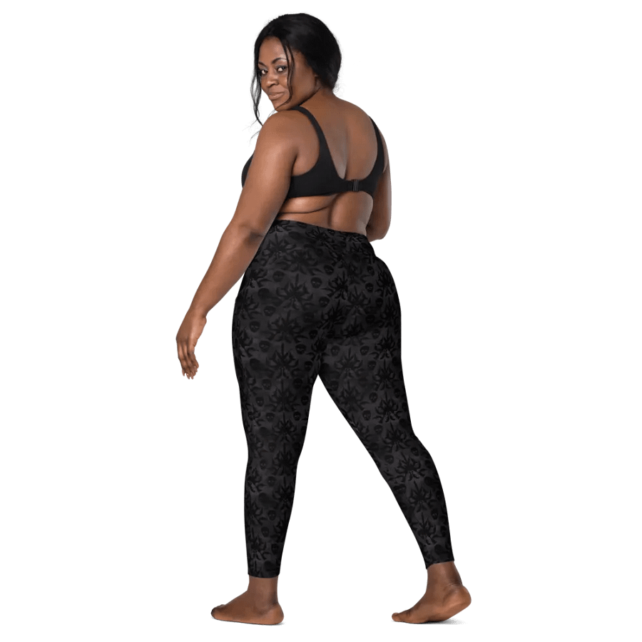 Gothic 2A High Waist Pocket Leggings - Black product image (10)