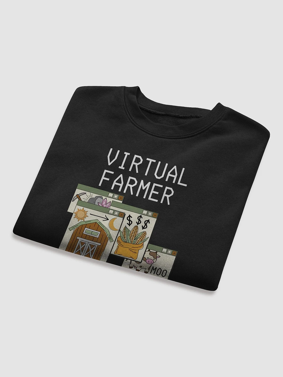 Virtual Farmer Cropped Sweatshirt - White Text product image (8)