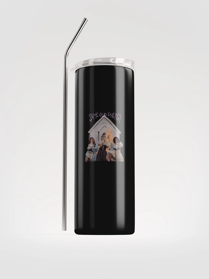 'Same Old Energy' Metal Eco Tumbler (and eco straw) product image (1)