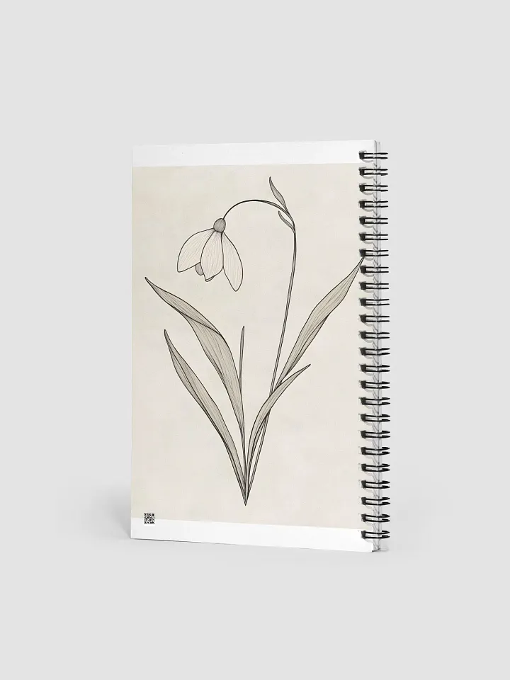 Snowdrop Notebook product image (2)