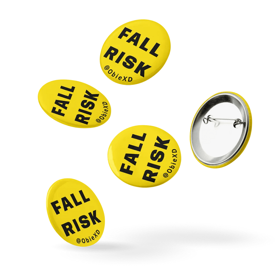 FALL RISK - Pins (Pack of 5) product image (3)