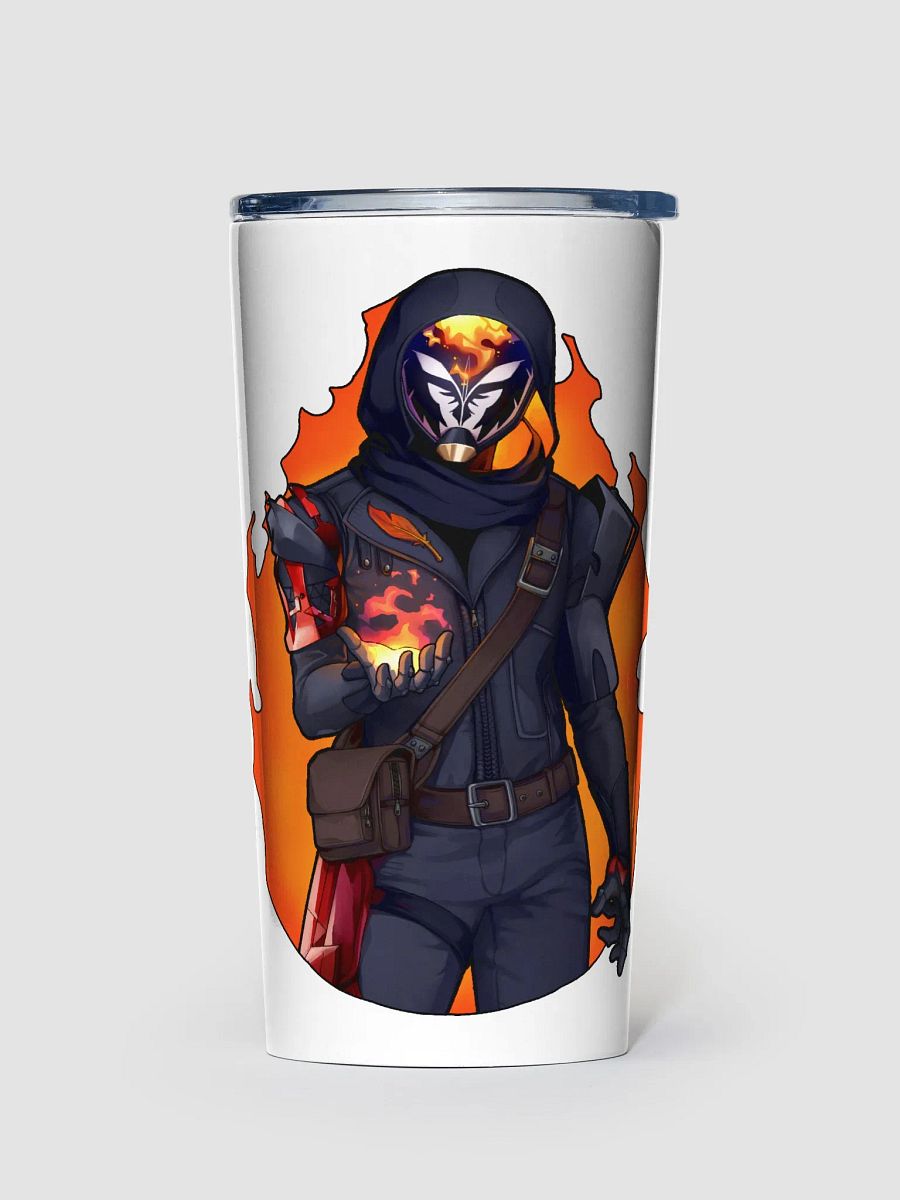 Full Body Art Piece 20z Stainless Steel Tumbler (White) product image (1)