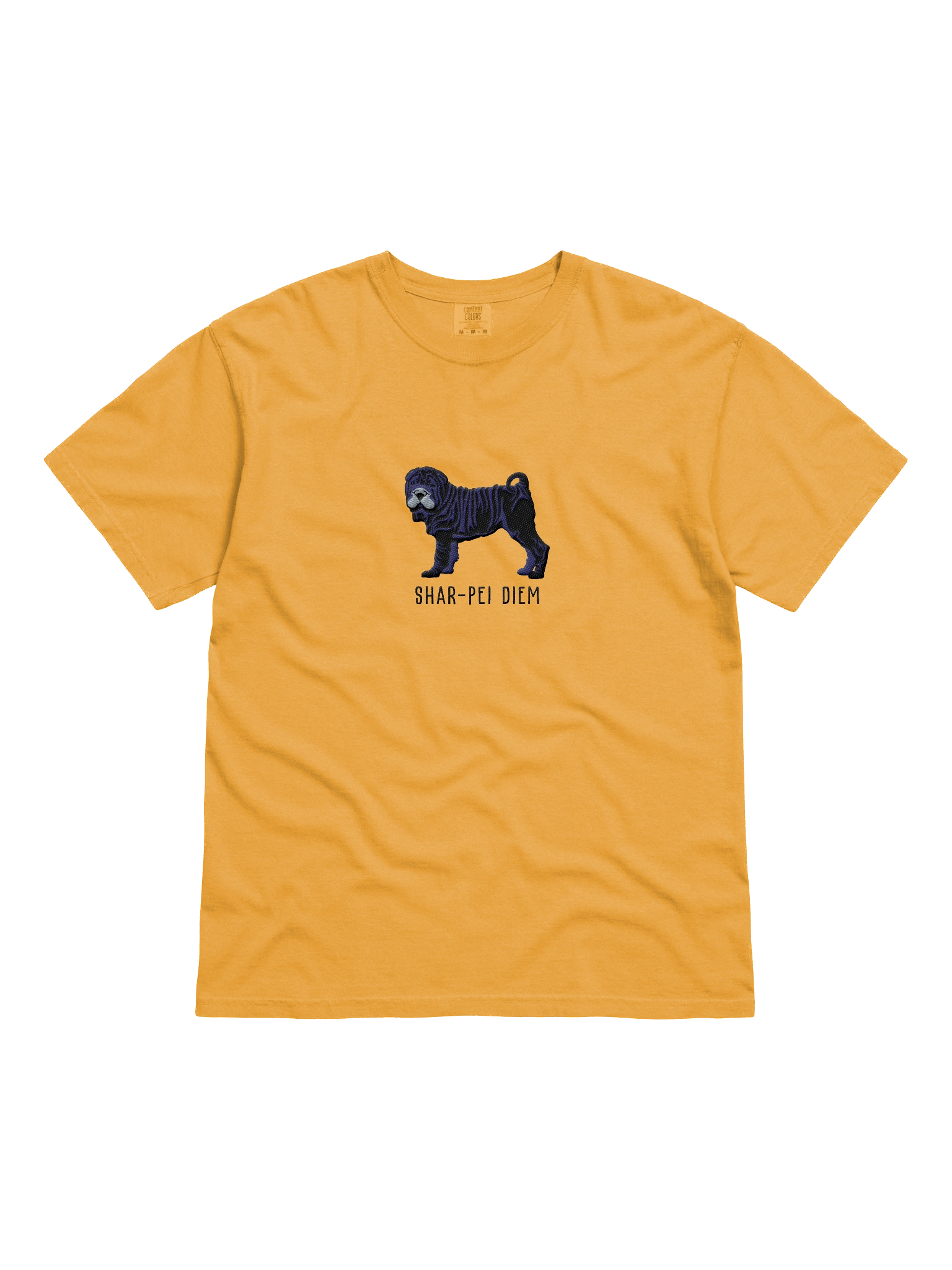 Shar-Pei Diem T-Shirt(Embroidered) of a Chinese Shar-Pei(Black) product image (21)