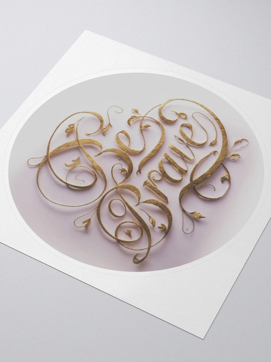 Self-Love Affirmation Art Sticker - Be Brave! product image (4)