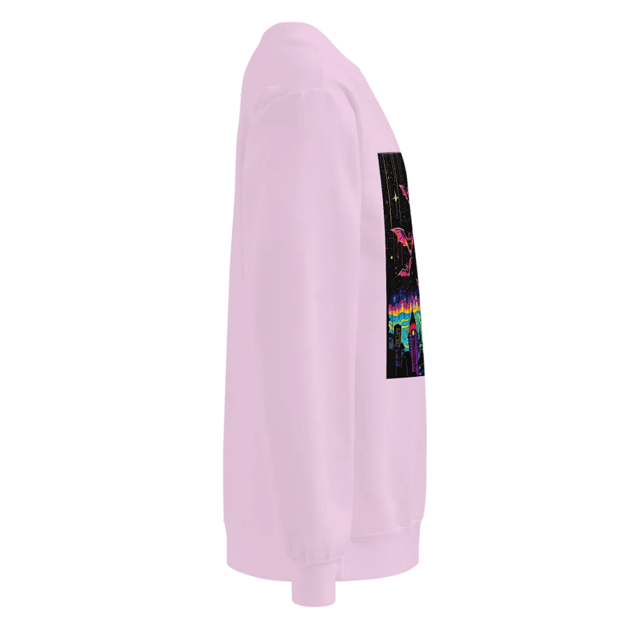 Neon Night Sky Bat Flight Sweatshirt product image (4)